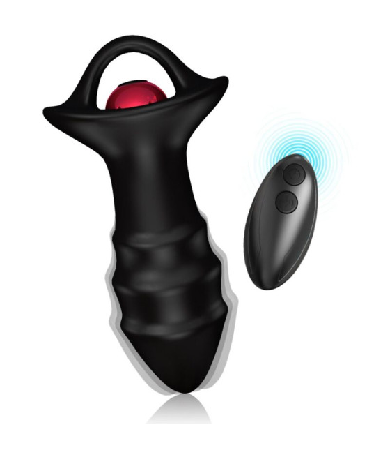 ARMONY - KYLIN FINGER VIBRATOR & ANAL PLUG REMOTE CONTROL BLACK
