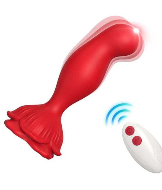 ARMONY - VIBRADOR ROSA E PLUG ANAL CONTROLE REMOTO VERMELHO