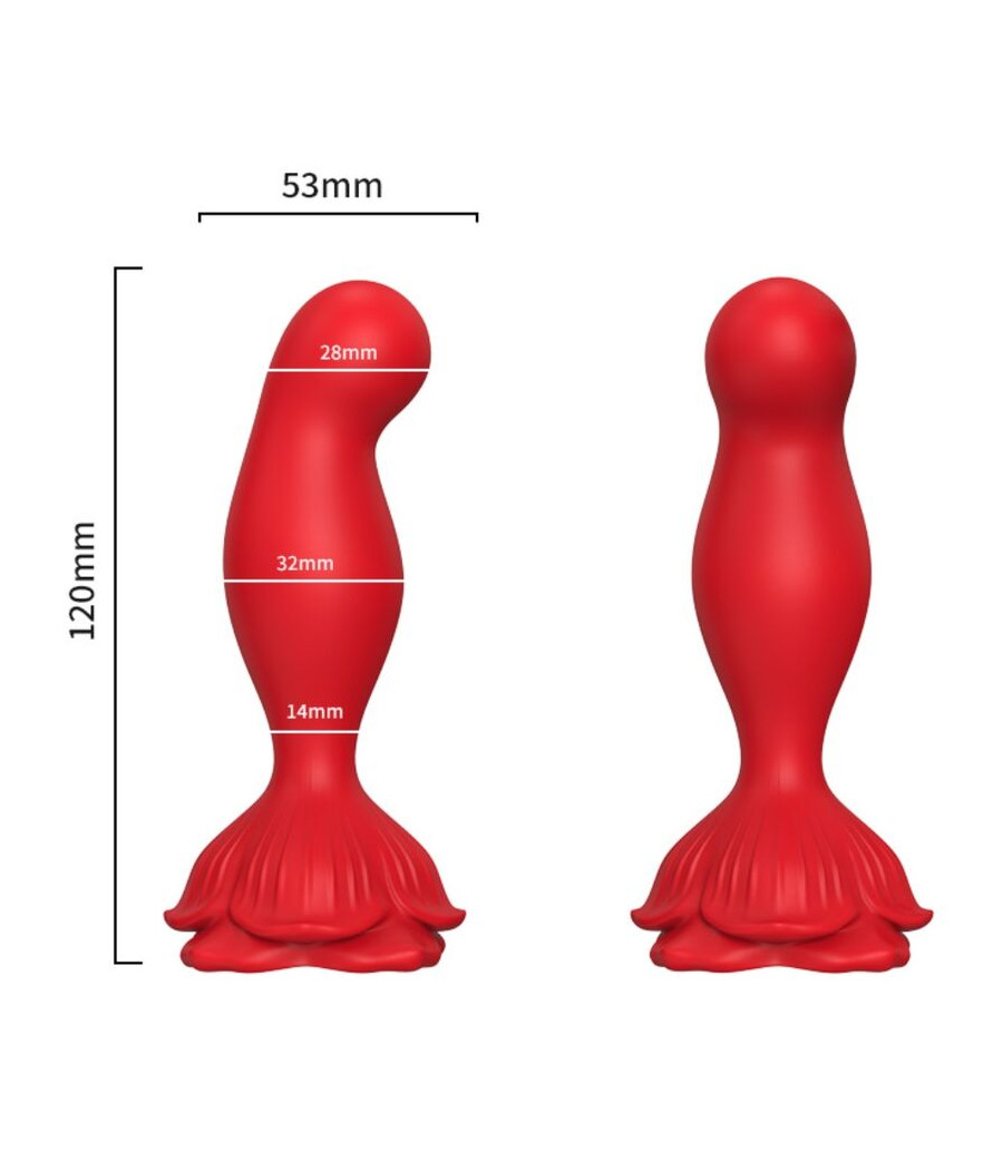 ARMONY - VIBRATEUR ROSE & PLUG ANAL TÉLÉCOMMANDE ROUGE
