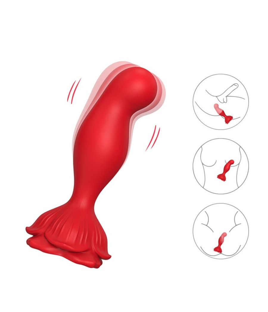 ARMONY - VIBRATEUR ROSE & PLUG ANAL TÉLÉCOMMANDE ROUGE