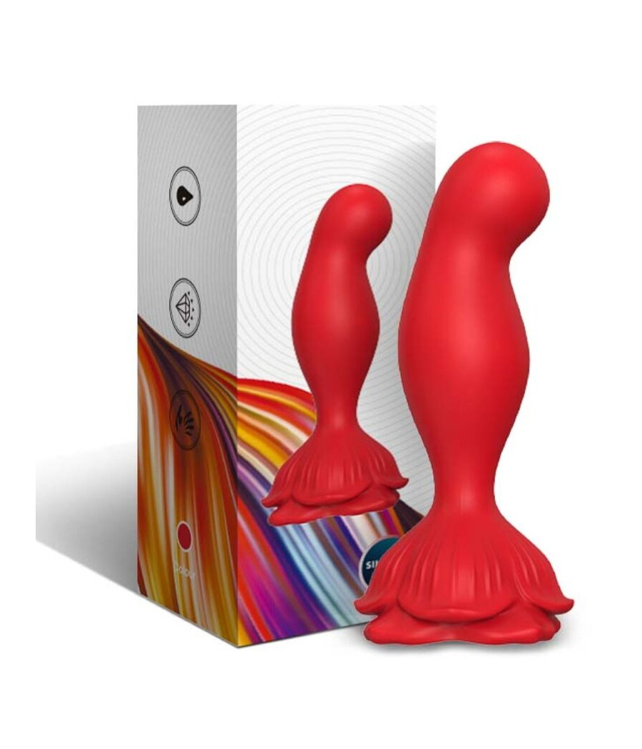 ARMONY - ROSA VIBRATOR & ANALPLUG FERNBEDIENUNG ROT