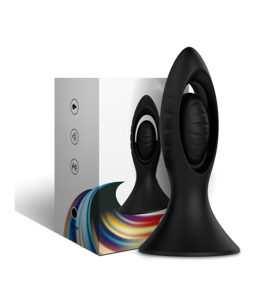 ARMONY - VIBRATOR & ANAL PLUG SILICONE BLACK