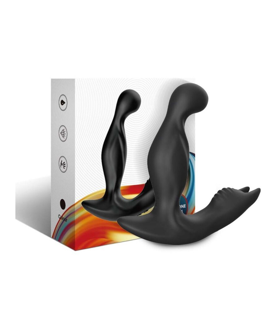 ARMONY - BAT KING VIBRADOR ANAL PROSTATA ROTADOR CONTROL REMOTO NEGRO