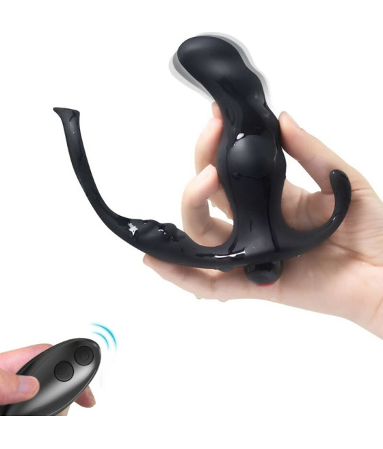 ARMONY - KNIGHT VIBRATEUR ANAL PROSTATE & ANNEAU TÉLÉCOMMANDE NOIR