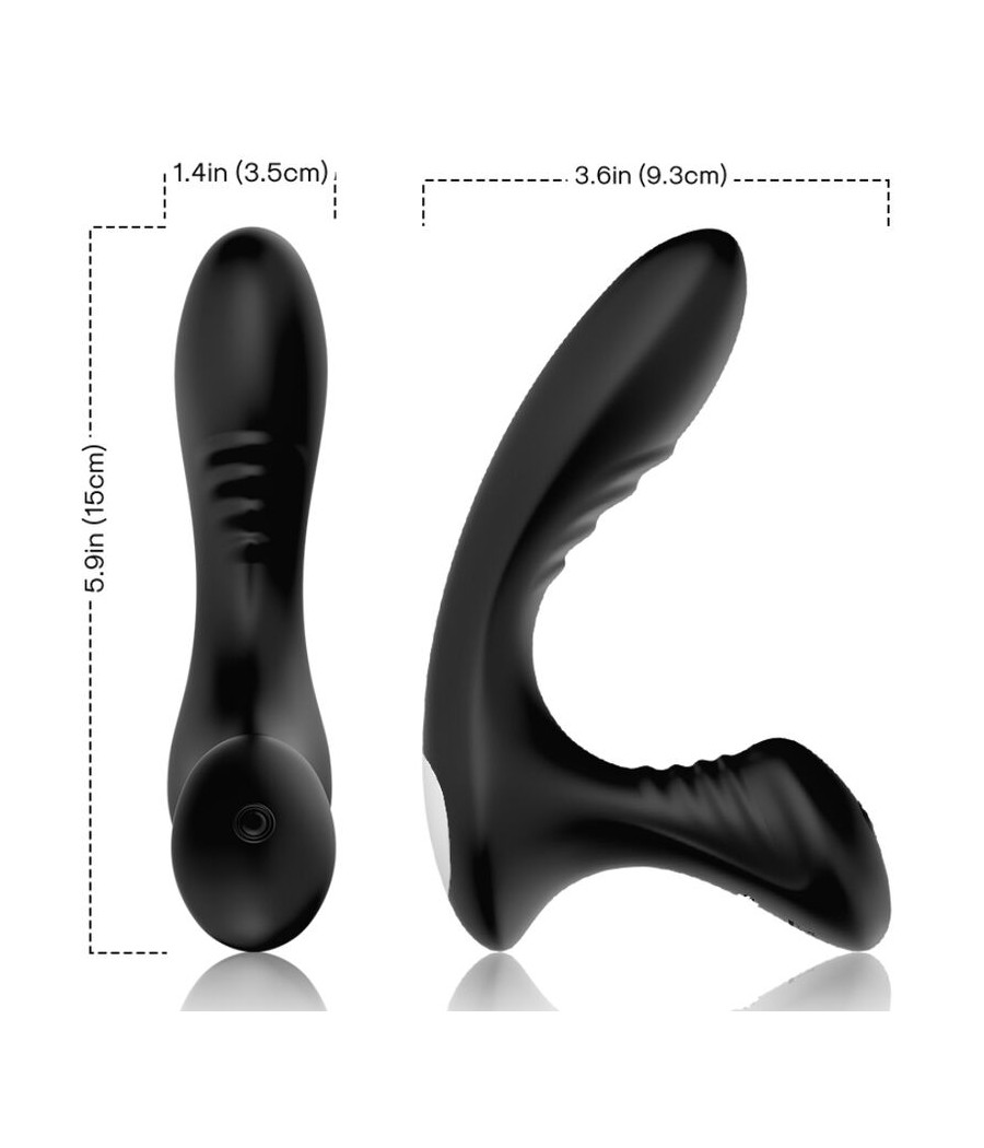 ARMONY - STORM VIBRATOR ANAL PROSTATA & STECKER FERNBEDIENUNG SCHWARZ