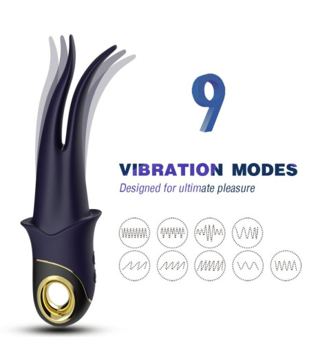 ARMONY - SHADOW VIBRATOR DOPPELKOPF TEASING BLAU