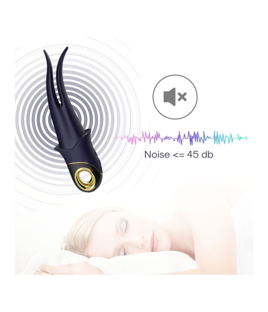 ARMONY - VIBRATORE OMBRA DOPPIA TESTA TEASING BLU