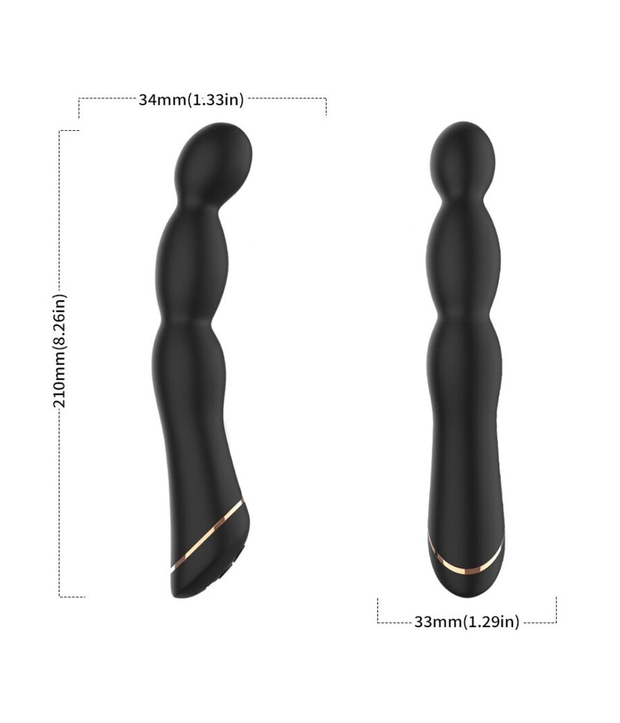 ARMONY - VIBRATORE BAMBU REGOLABILE NERO