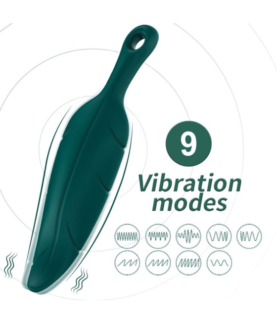 ARMONY - STIMULATEUR & VIBRATEUR VERT FEUILLE