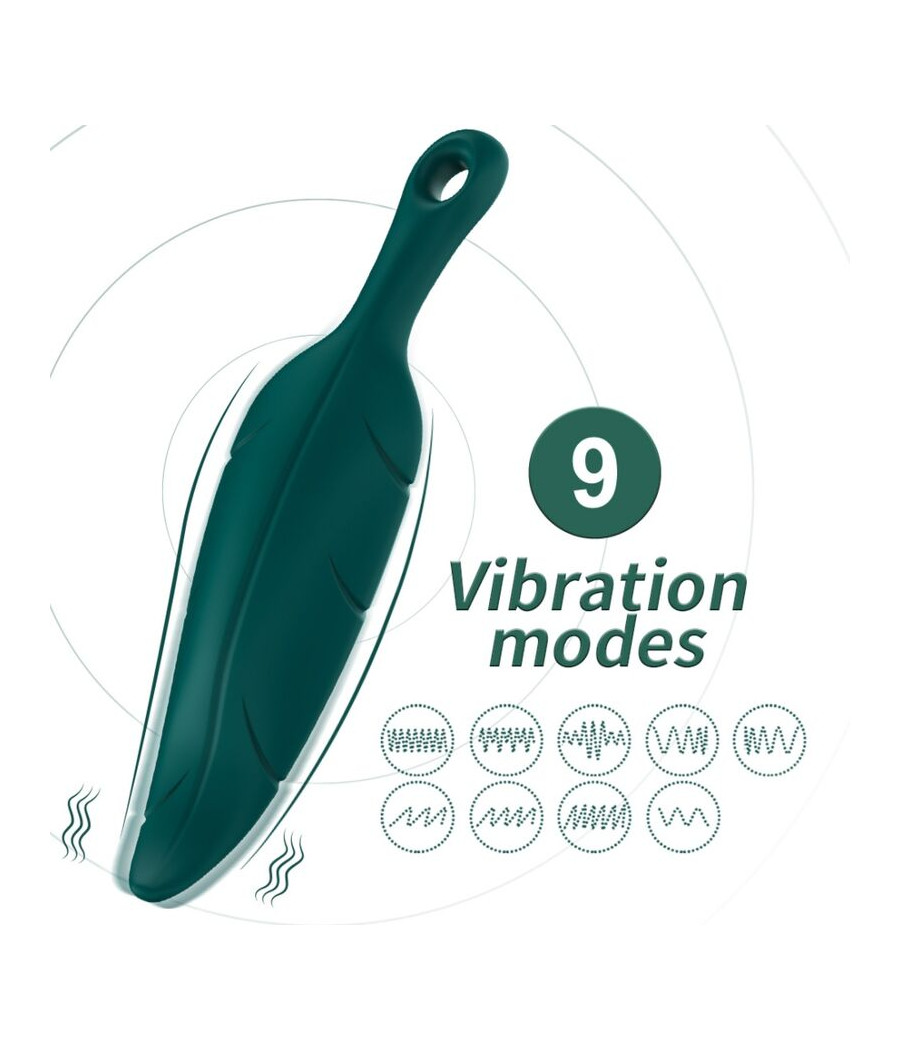 ARMONY - STIMULATEUR & VIBRATEUR VERT FEUILLE