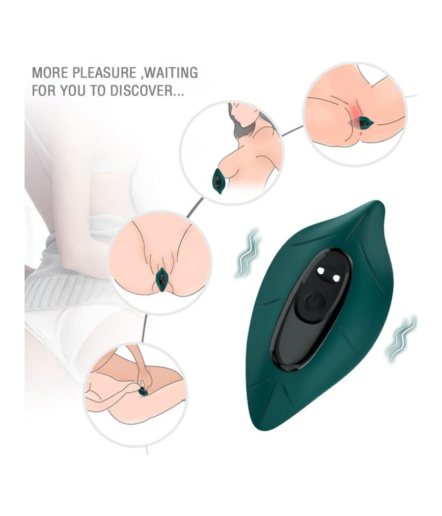 ARMONY - ESTIMULADOR E VIBRADOR CONTROLE REMOTO VERDE