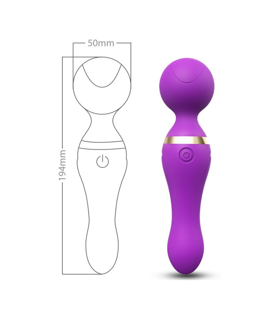 ARMONY - FREEZA MASSAGER & VIBRATOR SUPER FLEXIBLE HEAD PURPLE