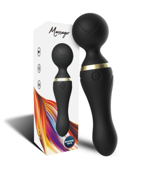 ARMONY - FREEZA MASSAGER & VIBRATOR SUPER FLEXIBLER KOPF SCHWARZ