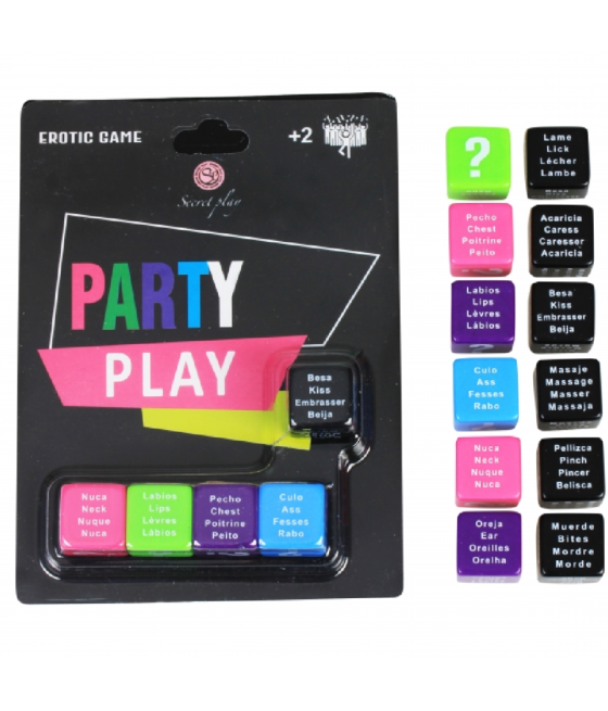 SECRETPLAY - GAME PARTY PLAY 5 WÜRFEL (ES/PT/EN/FR)
