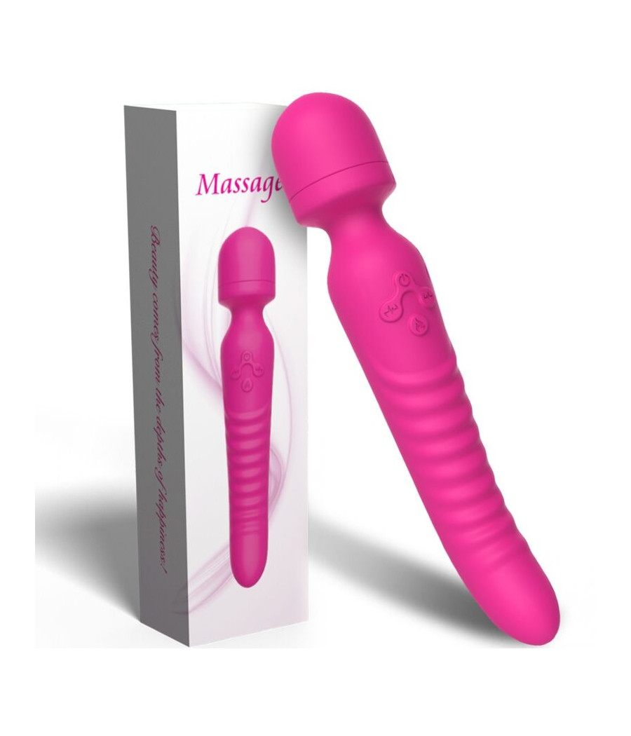 ARMONY - MISSION MASAJEADOR & VIBRADOR EFECTO CALOR FUCSIA