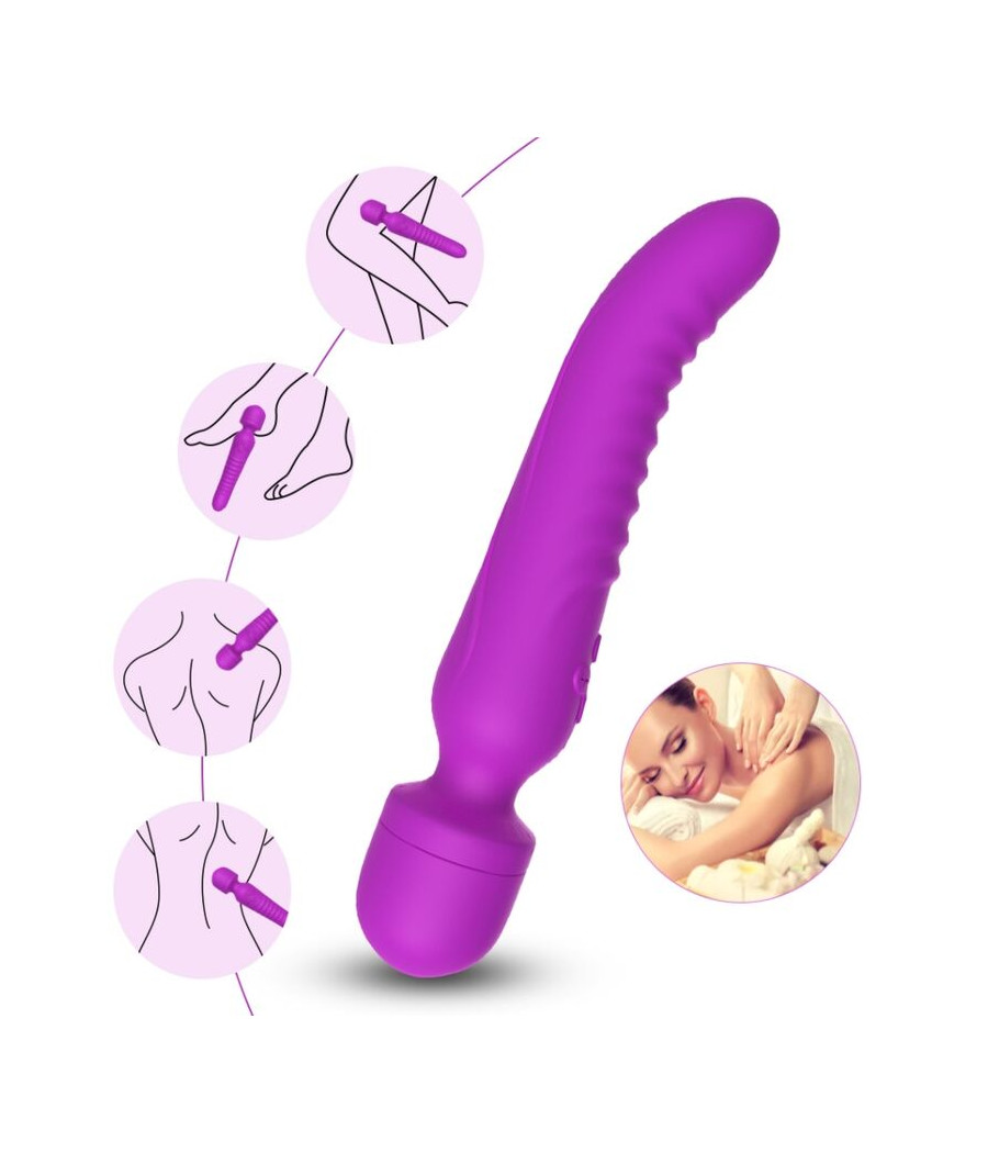 ARMONY - MISSION MASSAGER & VIBRATEUR EFFET CHALEUR VIOLET