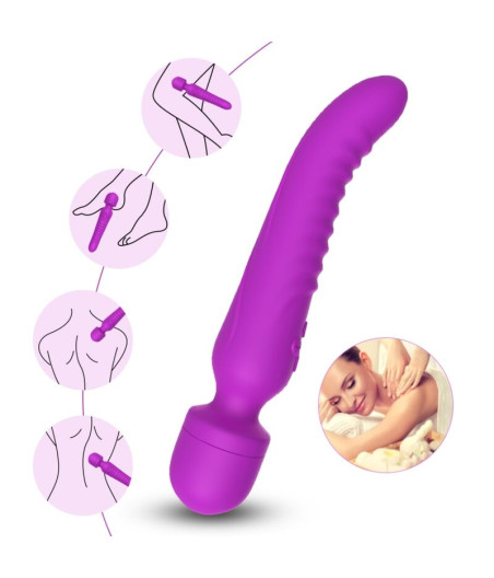 ARMONY - MASSAGER MISSION E VIBRADOR EFEITO DE CALOR ROXO