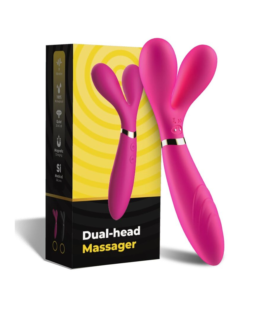 ARMONY - Y-WAND MASSAGER & VIBRATOR DOUBLE HEAD FUCHSIA