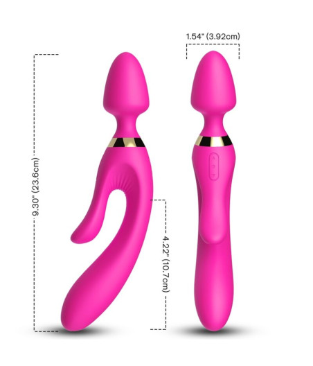 ARMONY - MASAJEADOR & VIBRADOR RABBIT FUCSIA
