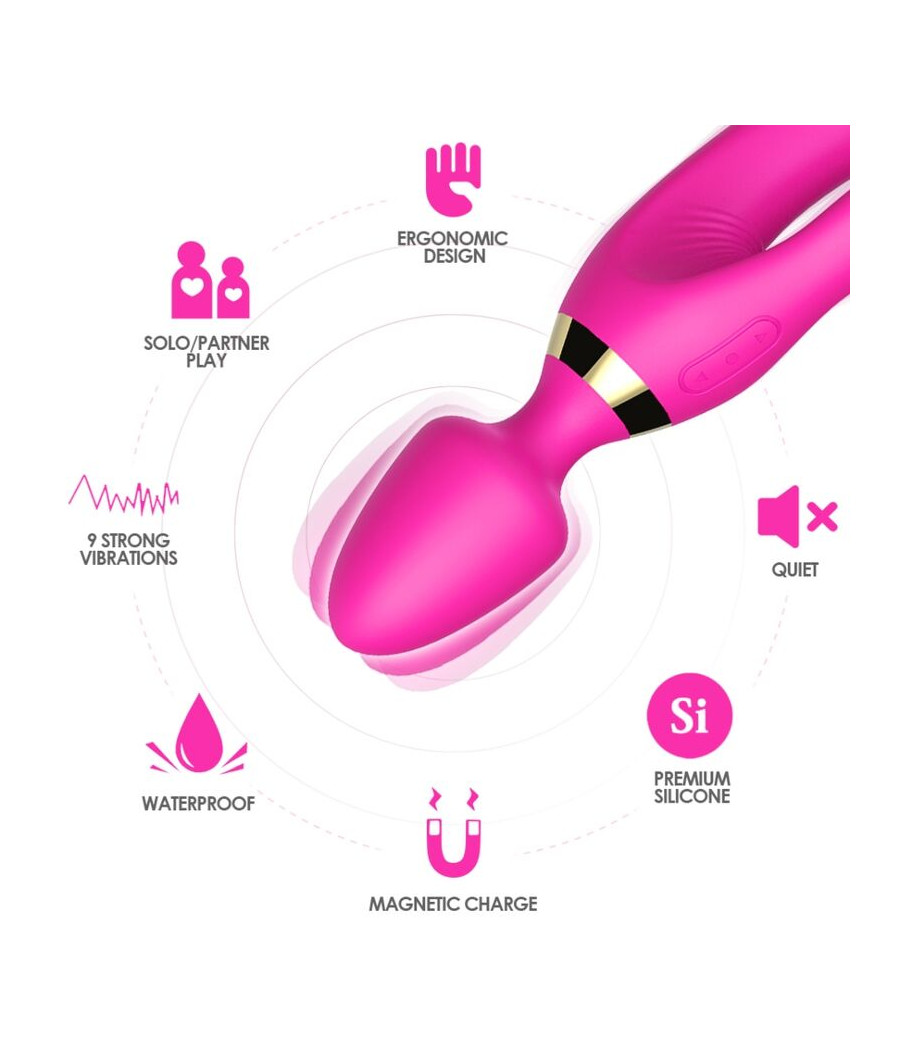 ARMONY - MASSAGER & VIBRATOR RABBIT FUCHSIA