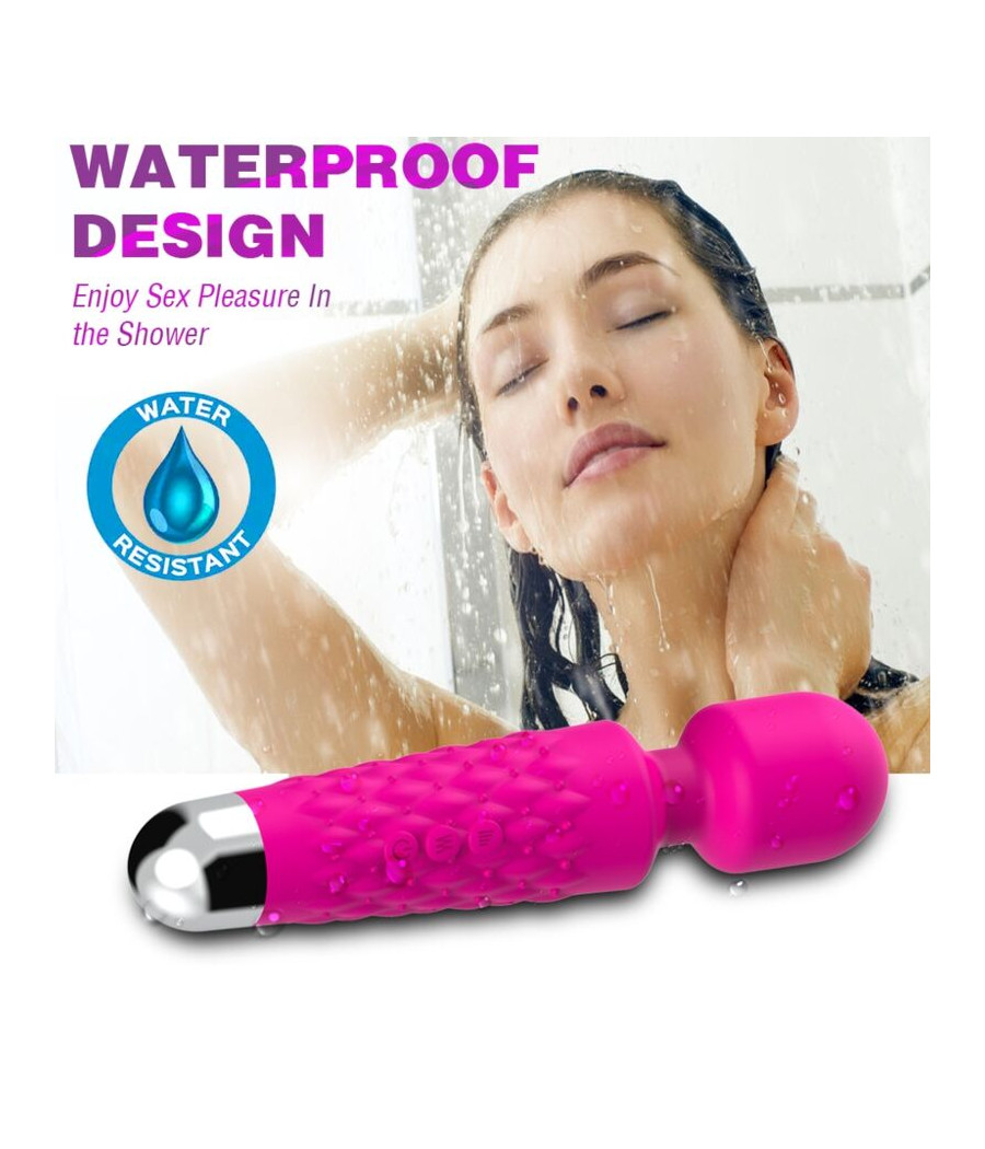 ARMONY - POSTMAN MASAJEADOR & VIBRADOR CABEZA FLEXIBLE FUCSIA