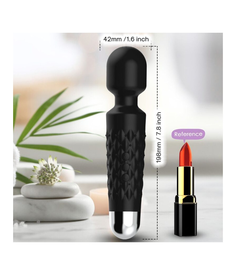 ARMONY - MASSEUR ET VIBRATEUR POSTMAN TÊTE SUPER FLEXIBLE NOIR