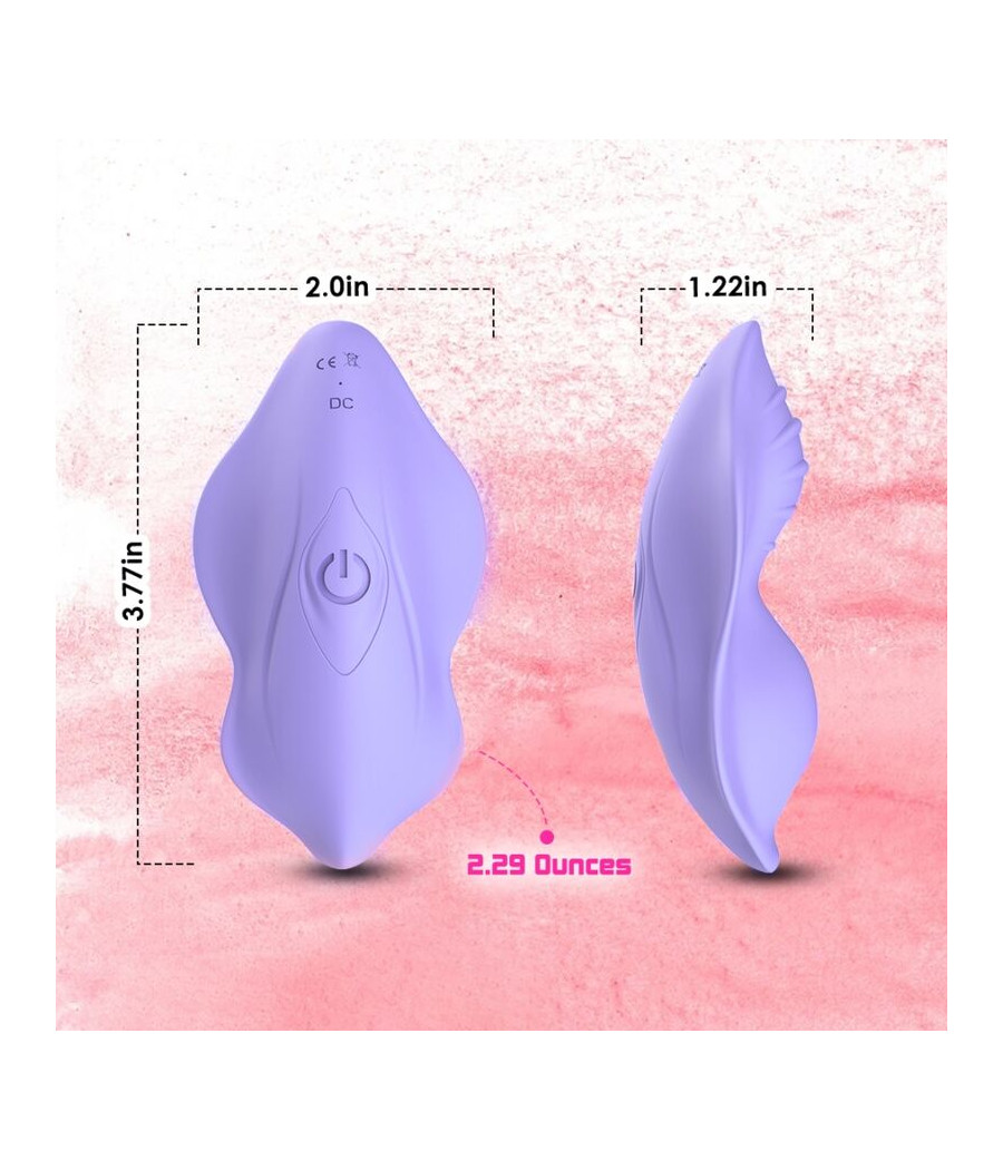ARMONY - WHISPER WEARABLE PANTIES VIBRATOR REMOTE CONTROL PURPLE