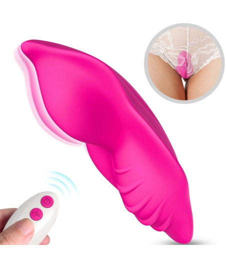 ARMONY - WHISPER WEARABLE PANTIES VIBRATOR REMOTE CONTROL FUCHSIA