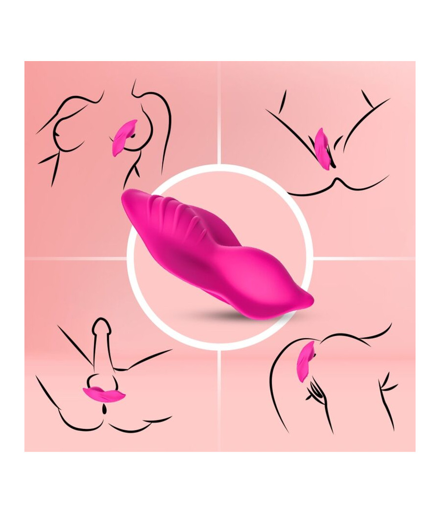 ARMONY - WHISPER SLIP INDOSSABILE VIBRATORE TELECOMANDO FUCSIA