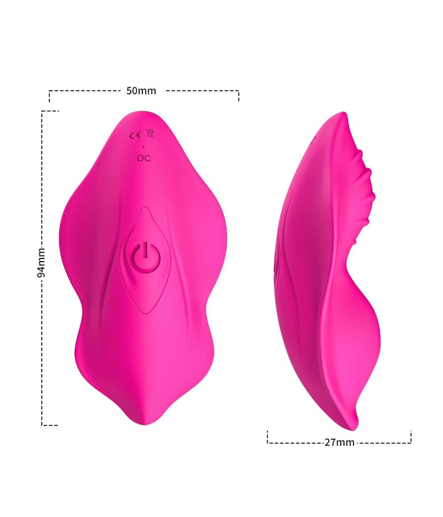 ARMONY - WHISPER WEARABLE CALÇAS VIBRADOR DE CONTROLE REMOTO FÚCSIA