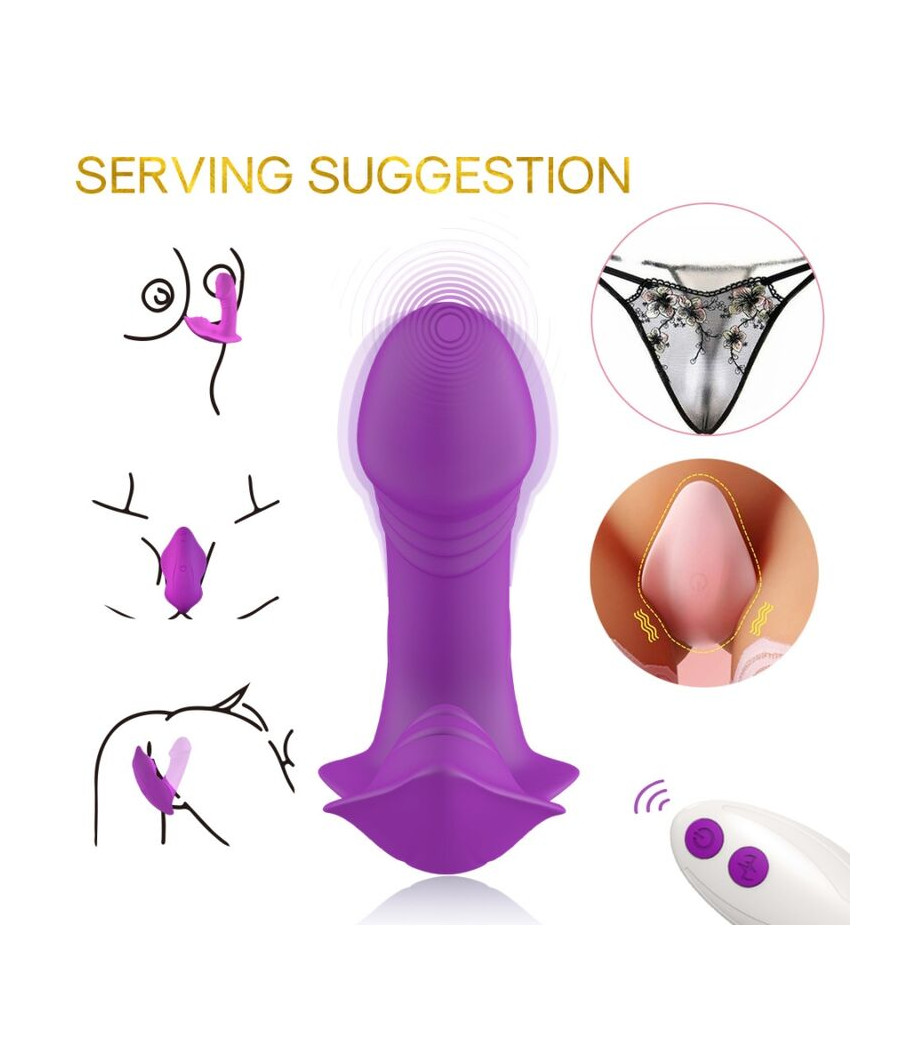 ARMONY - WHISTLE VIBRADOR INTRODUCIBLE CONTROL REMOTO VIOLETA