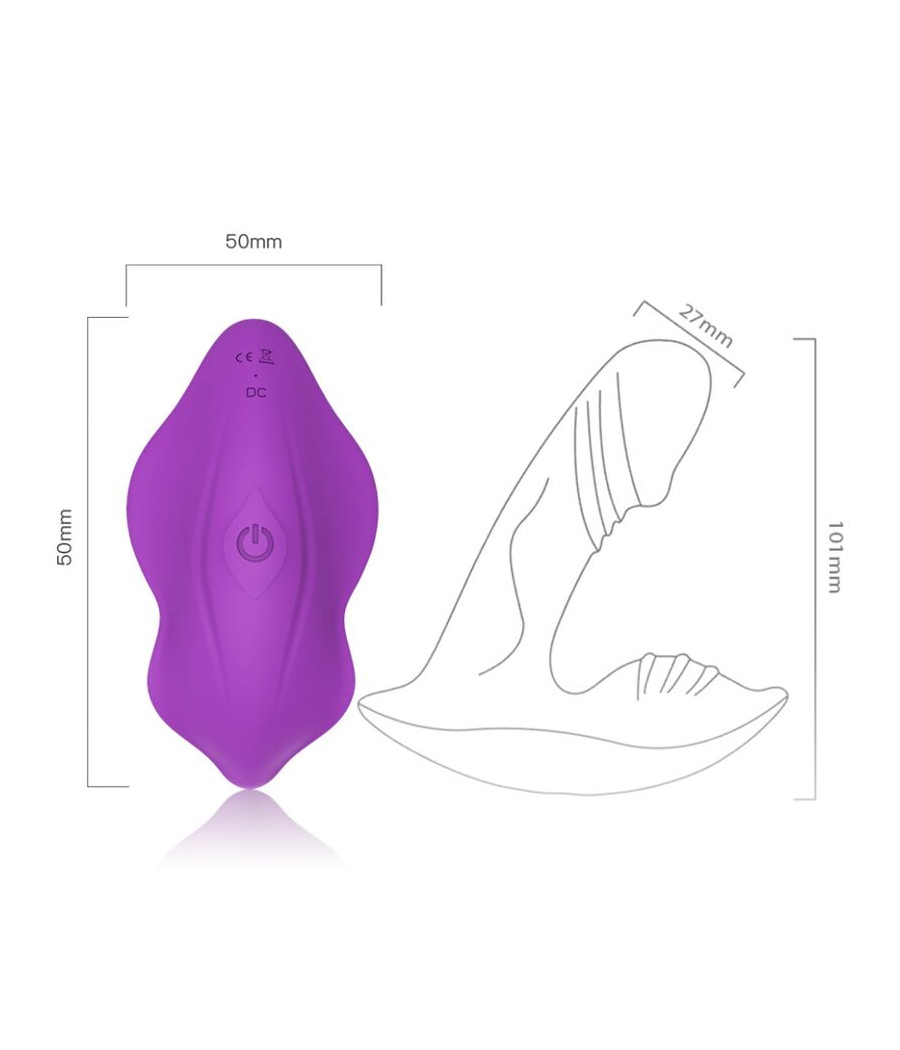 ARMONY - VIBRATORE FISCHIETTO INTRODUCIBILE TELECOMANDO VIOLA