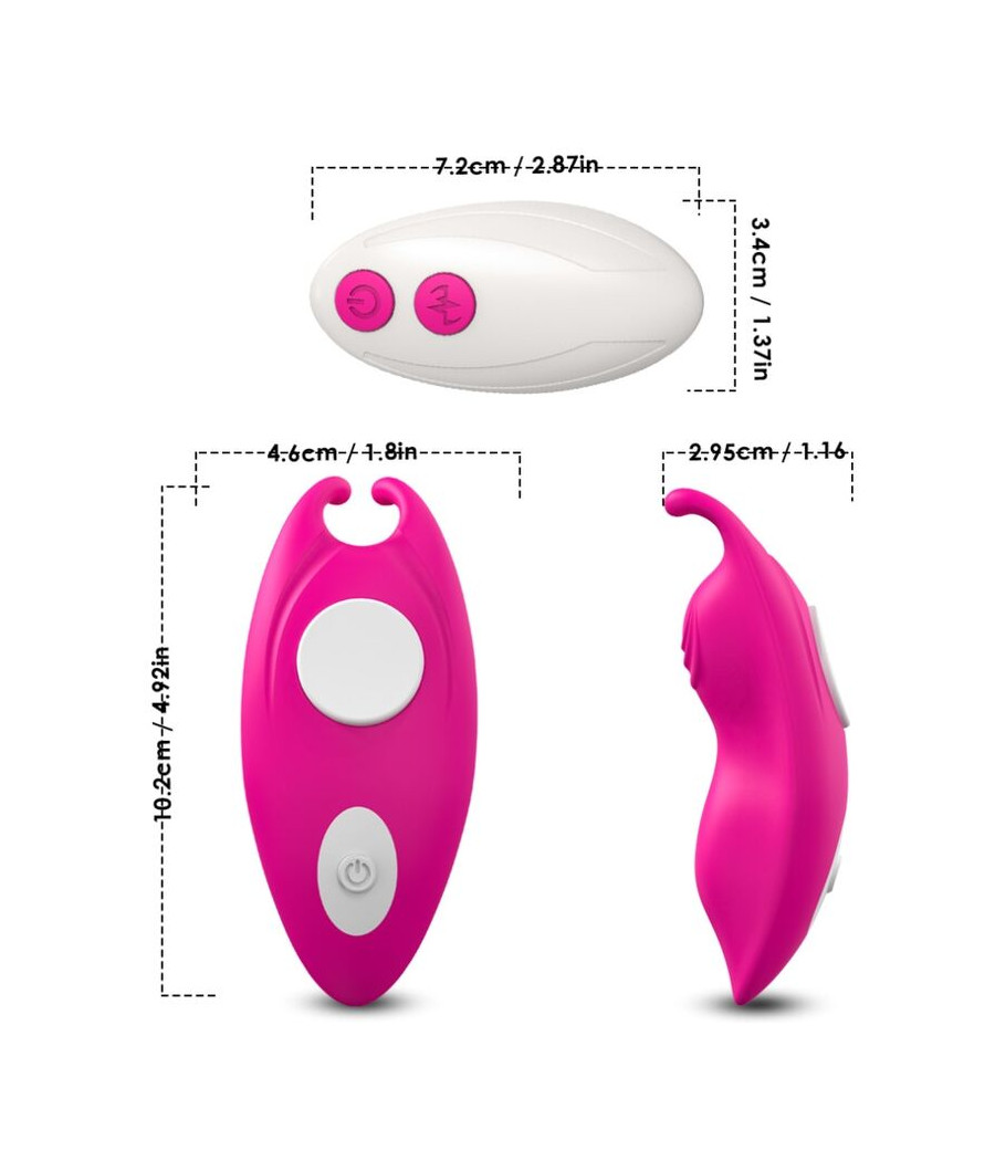 ARMONY - HONEYBEE WEARABLE PANTIES VIBRATOR G-SPOT REMOTE CONTROL FUCHSIA