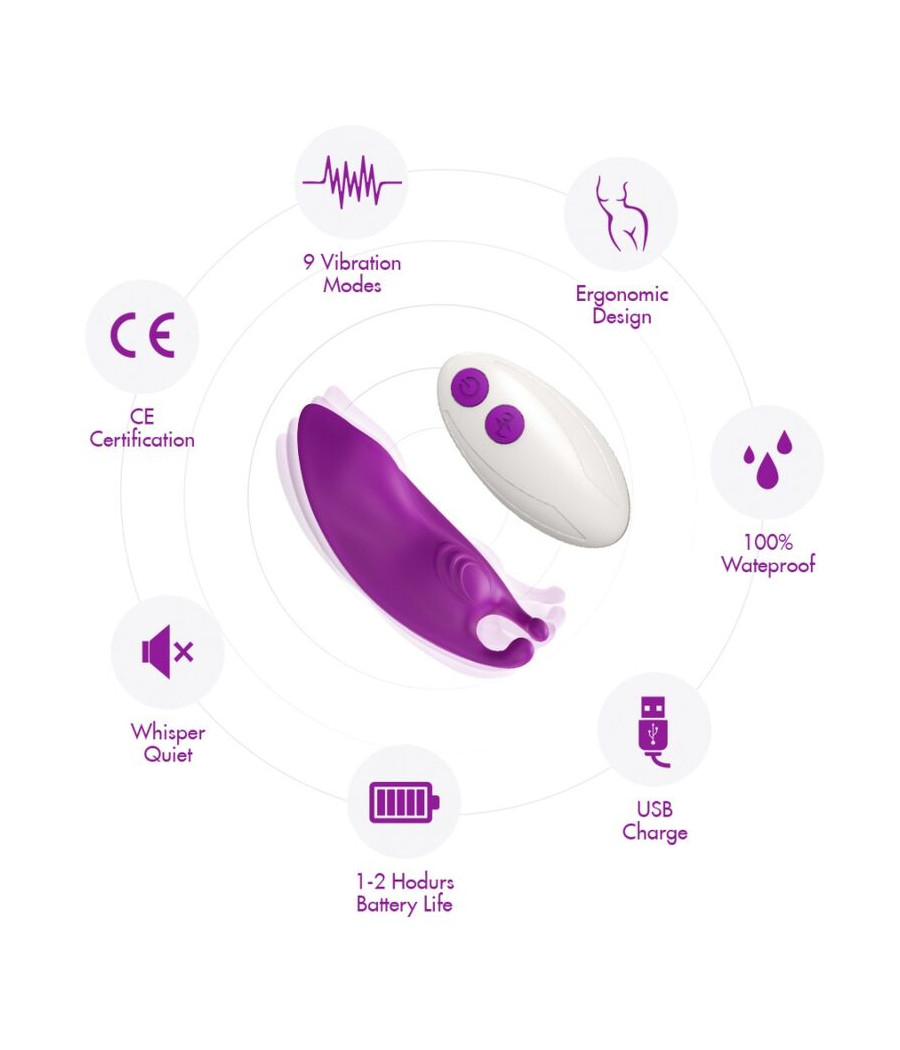 ARMONY - HONEYBEE PANTIES VIBRADOR PUNTO G CONTROL REMOTO FUCSIA