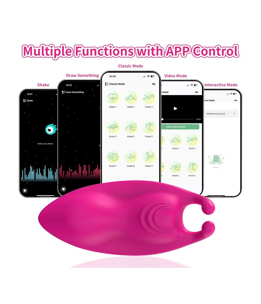 ARMONY - HONEYBEE WEARABLE CALÇAS VIBRADOR G-SPOT FÚCSIA - APLICATIVO GRATUITO