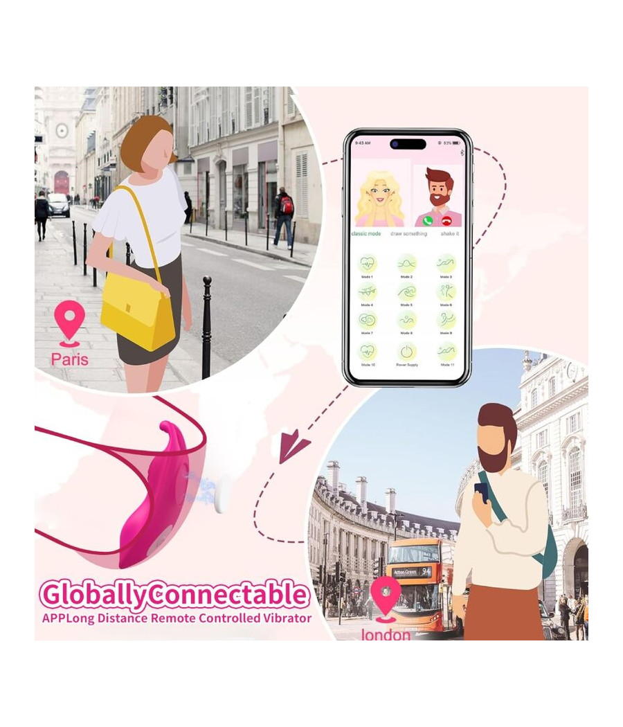 ARMONY - MUTANDINA INDOSSABILE HONEYBEE VIBRATORE G-SPOT FUCSIA - APP GRATUITA