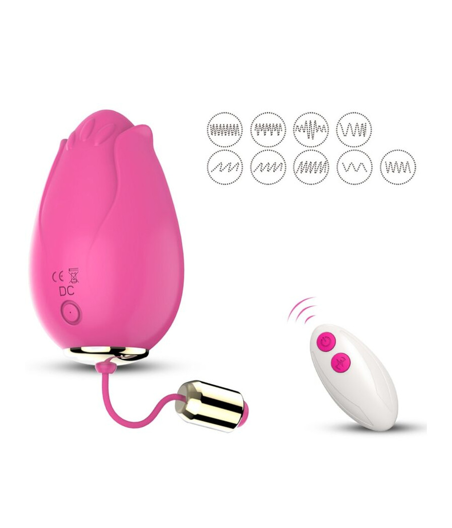 ARMONY - MANDALA EGG VIBRATOR G-SPOT REMOTE CONTROL FUCHSIA