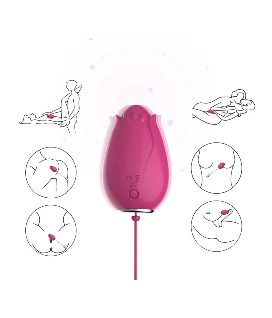 ARMONY - MANDALA HUEVO VIBRADOR PUNTO G CONTROL REMOTO FUCSIA
