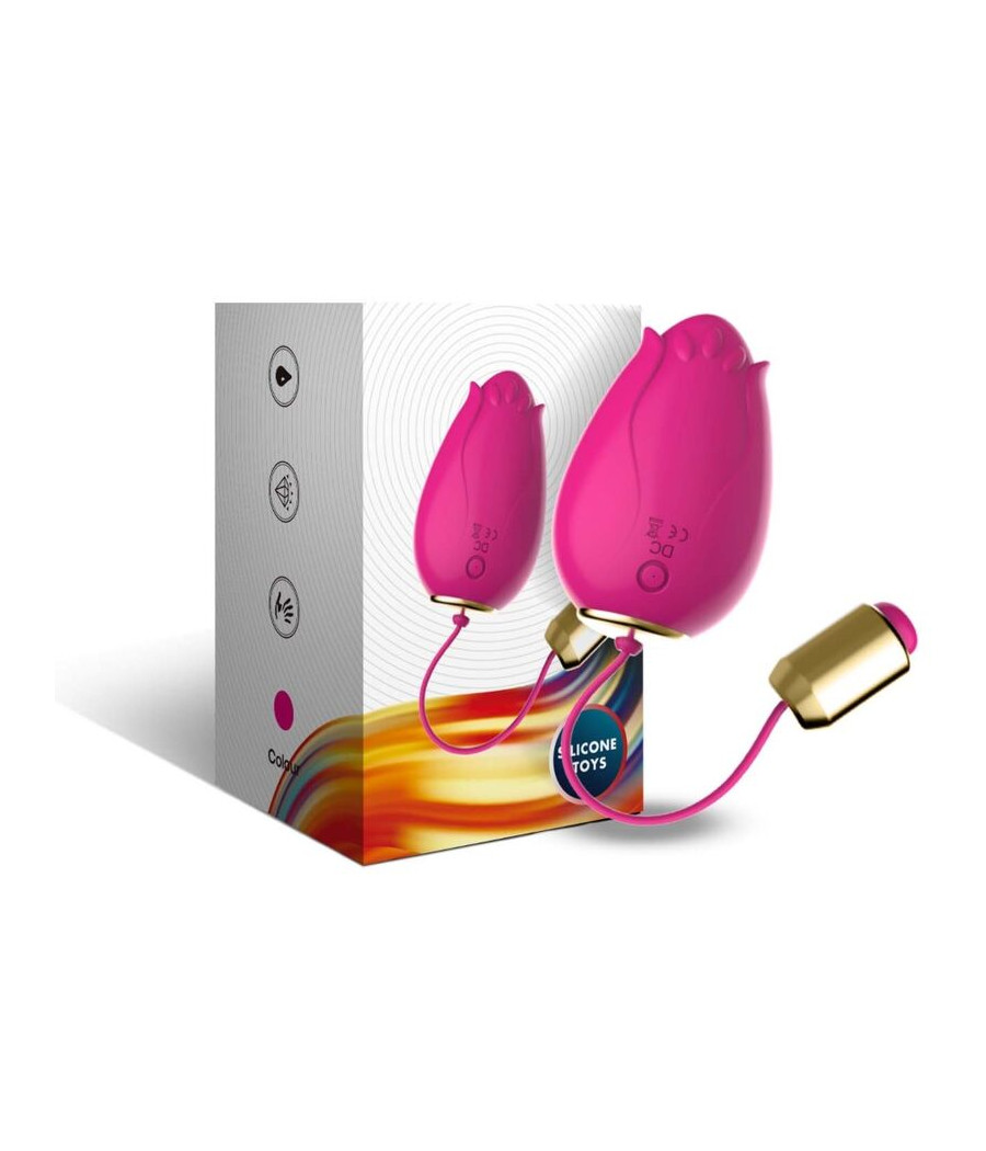 ARMONY - VIBRADOR DE OVO MANDALA G-SPOT CONTROLE REMOTO FÚCSIA