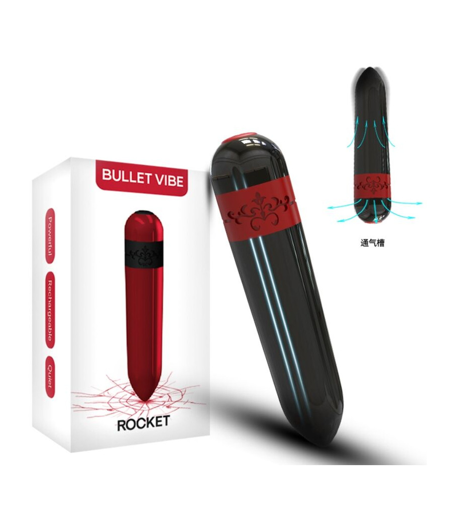 ARMONY - ROCKET BALA VIBRADORA CONTROL REMOTO NEGRO
