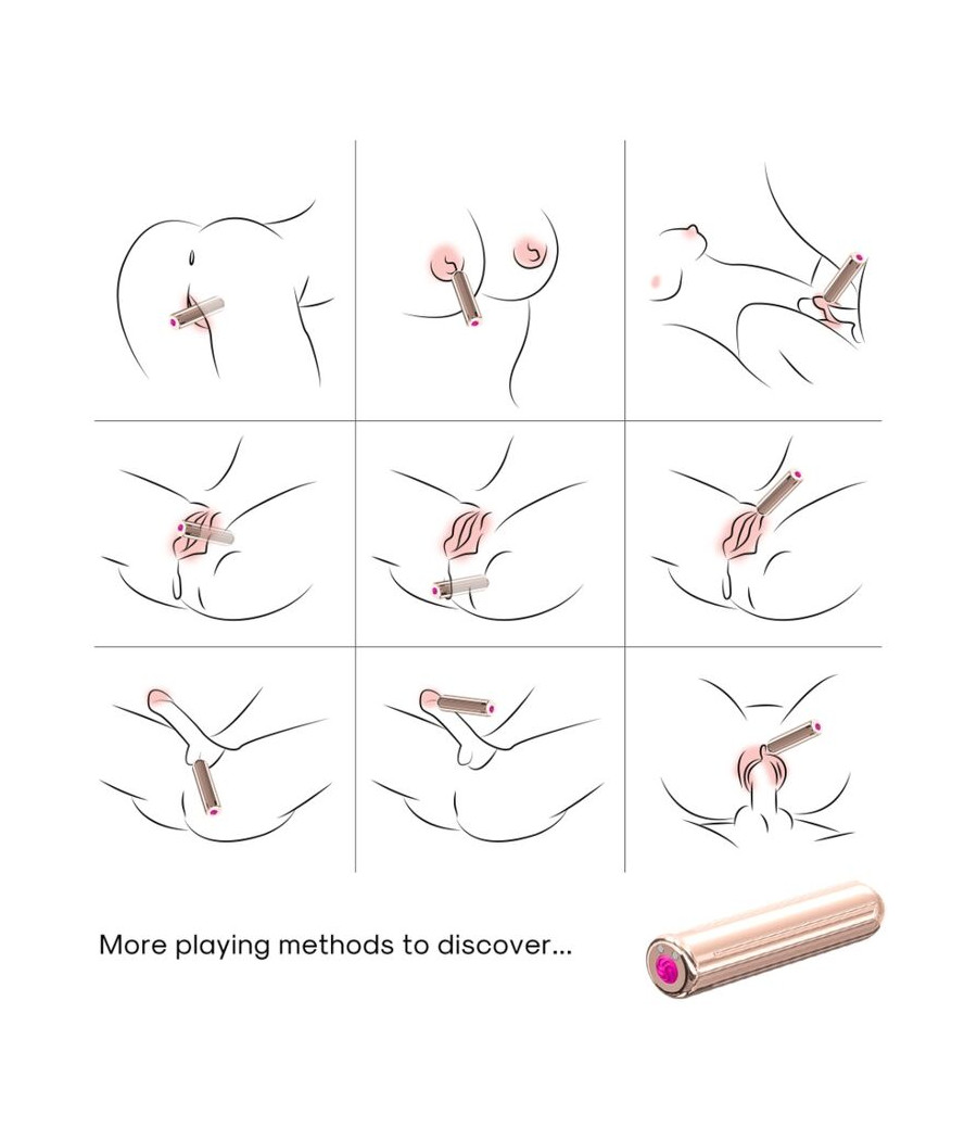 ARMONY - GESPANNUNGSKOPF-VIBRATOR-KUGEL GOLDEN 2 CM x 8.8 CM