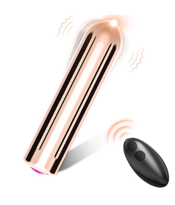 ARMONY - WARHEAD VIBRADOR BALA CONTROLE REMOTO DOURADO 2 CM X 8.8 CM