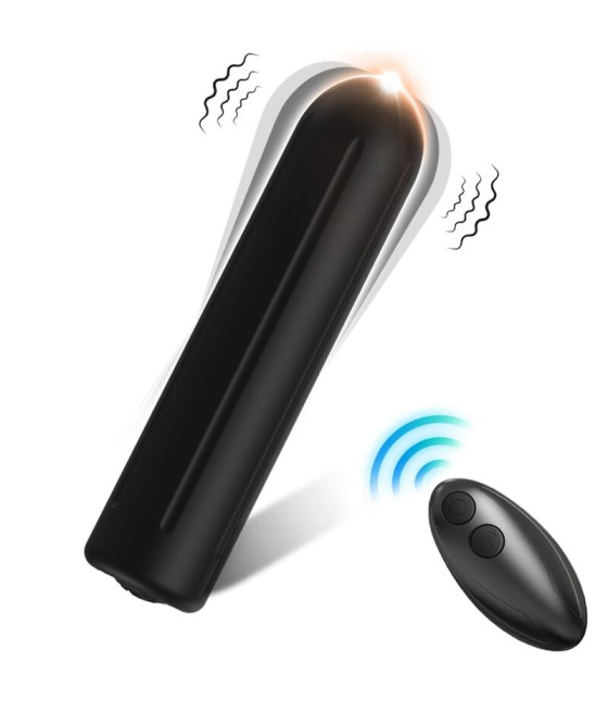 ARMONY - WARHEAD VIBRADOR BALA CONTROLE REMOTO PRETO 2 CM X 8.8 CM
