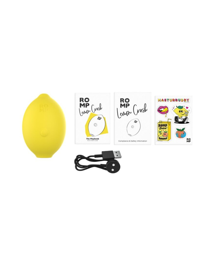 ROMP - LEMON CRUSH PLEASURE AIR ESTIMULADOR CLITÓRICO AMARELO