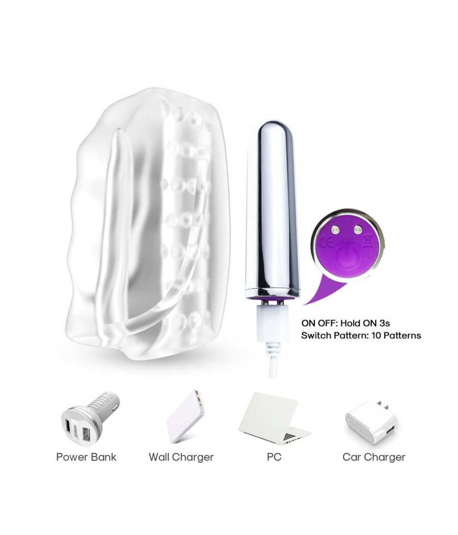 ARMONY - MASTER MASTURBATOR & VIBRATOR TRANSPARENT