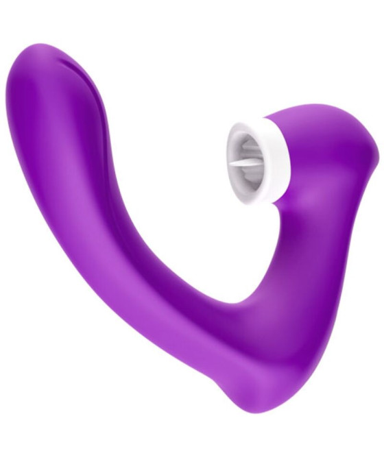 ARMONY - SECRETKISS LECKT VIBRIERENDEN CLIT UND VIBRATOR, GEBOGEN LILA