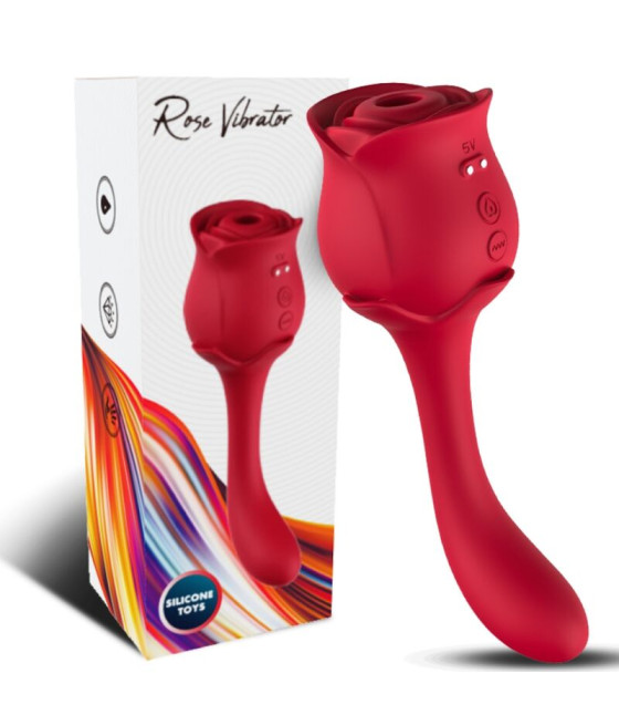 ARMONY - ROSELOVER SUCCIONADOR CLÍTORIS & ESTIMULADOR ROJO