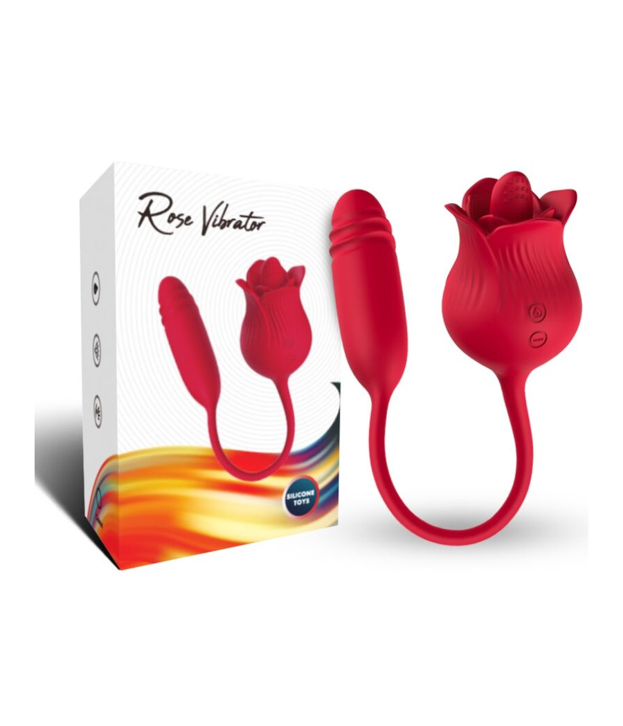 ARMONY - ROSELIP LICKING VIBRANDO CLITÓRIO E VIBRADOR VERMELHO
