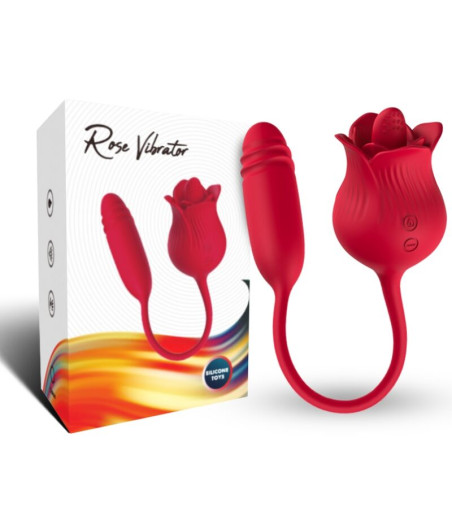 ARMONY - ROSELIP LICKING VIBRANDO CLITÓRIO E VIBRADOR VERMELHO
