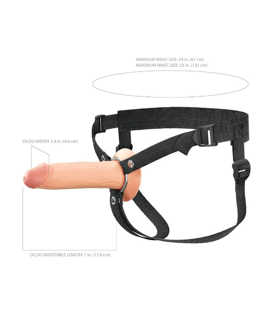 FANTASY X-TENSIONS ELITE - STRAP-ON IN SILICONE CAVO DA 20,3 CM